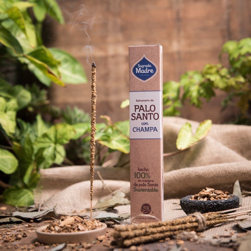 Incienso de Palo Santo con Champa - Imagen 1